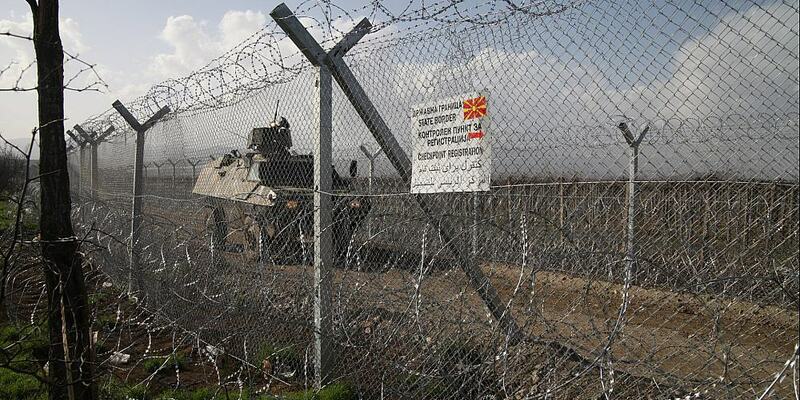 Grenze Mazedonien - Griechenland (Archiv) - Foto: über dts Nachrichtenagentur