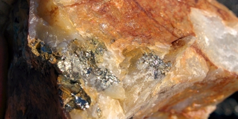 Goldvererzung - Foto: West Red Lake Gold Mines