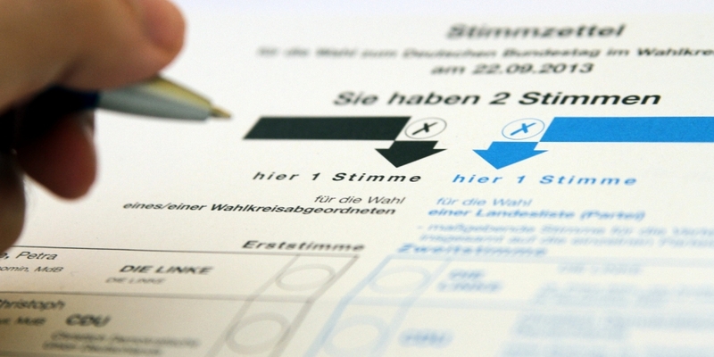 Stimmzettel fÃ¼r die Bundestagswahl am 22.09.2013 - Foto: über dts Nachrichtenagentur