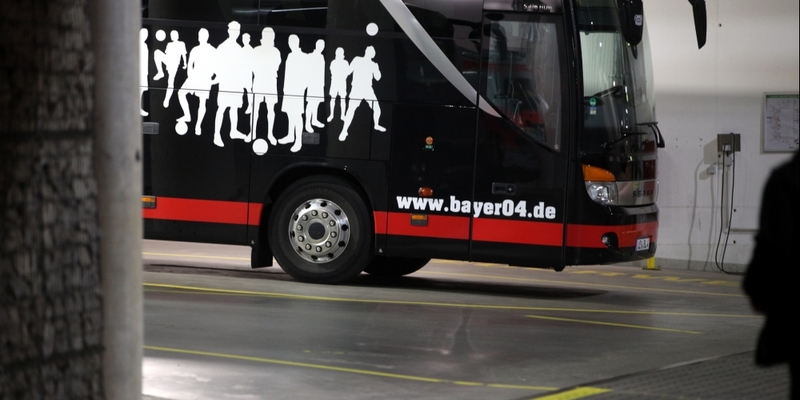 Mannschaftsbus von Bayer Leverkusen - Foto: über dts Nachrichtenagentur
