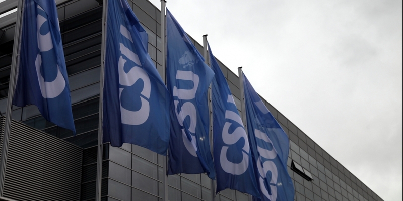 CSU-Fahnen - Foto: über dts Nachrichtenagentur