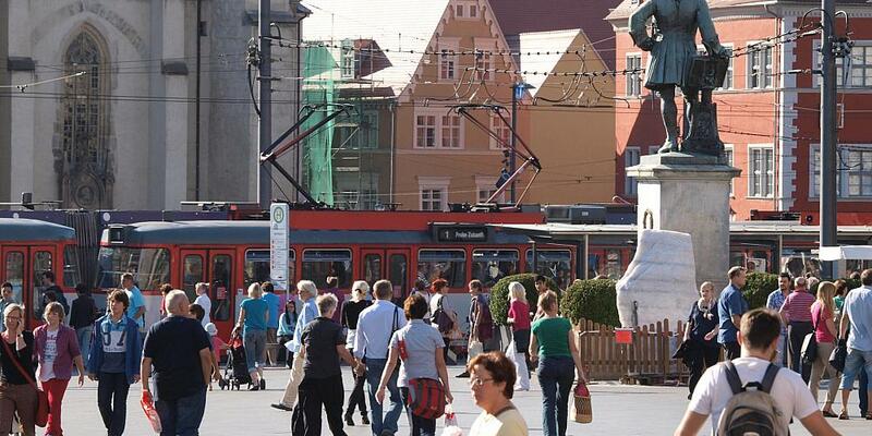 Marktplatz von Halle (Archiv) - Foto: über dts Nachrichtenagentur