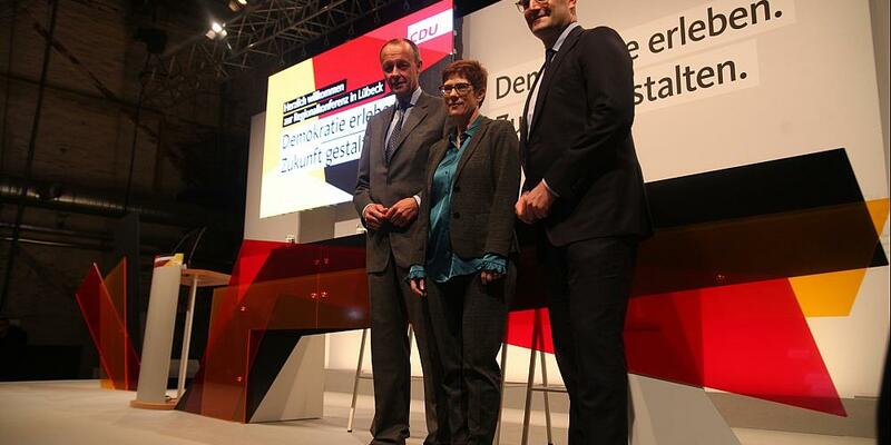Friedrich Merz, Annegret Kramp-Karrenbauer und Jens Spahn in 2018 (Archiv) - Foto: über dts Nachrichtenagentur