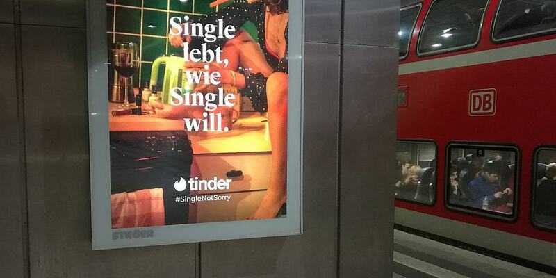 Tinder-Werbung (Archiv) - Foto: über dts Nachrichtenagentur