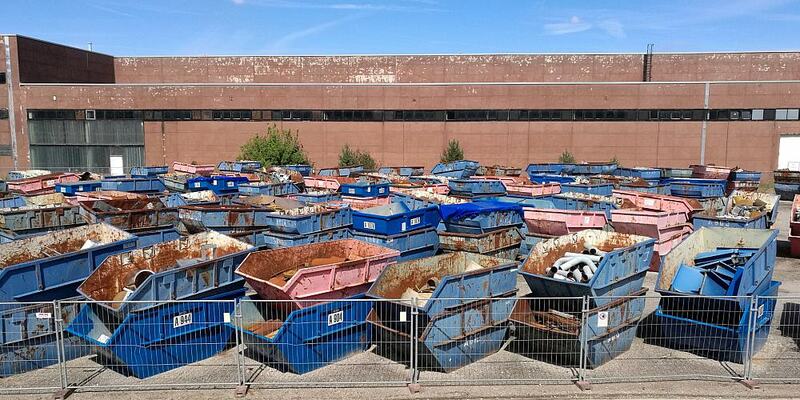 Container fÃ¼r Schrott und Abfall - Foto: über dts Nachrichtenagentur