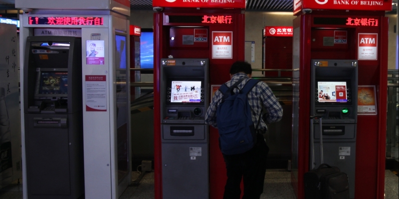 Geldautomaten in China - Foto: über dts Nachrichtenagentur