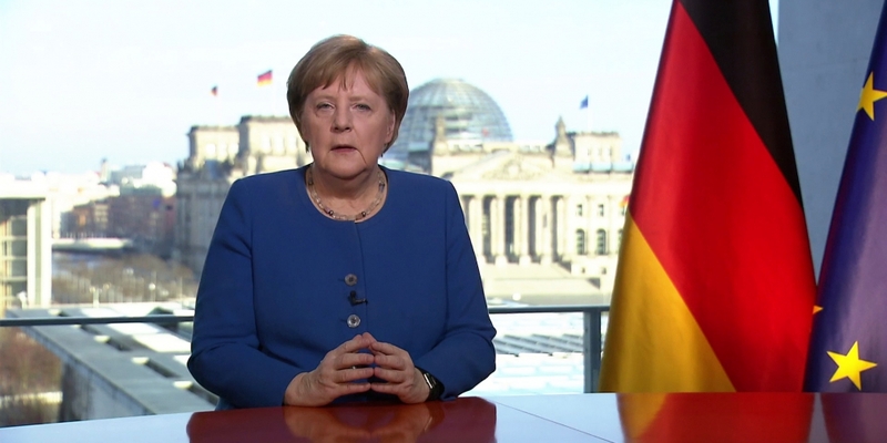 Merkel am 18.03.2020 - Foto: über dts Nachrichtenagentur