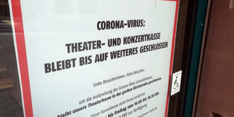 Wegen Corona geschlossene Theaterkasse - Foto: über dts Nachrichtenagentur