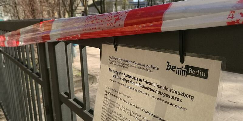 Gesperrter Spielplatz - Foto: über dts Nachrichtenagentur