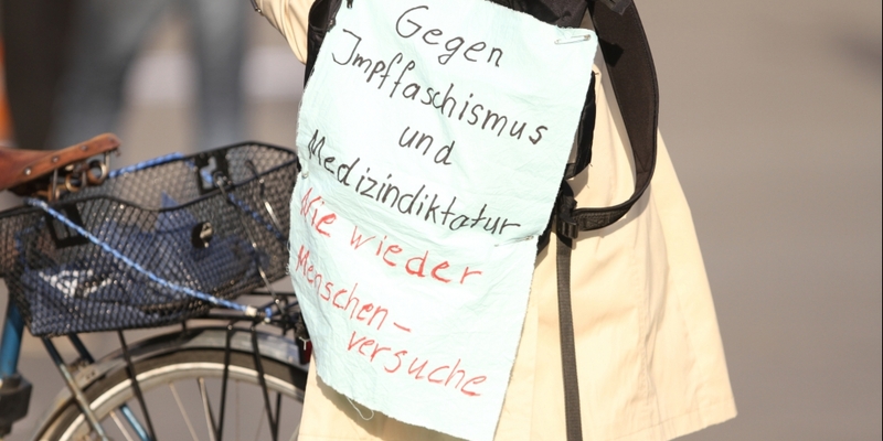 Corona-Demo - Foto: über dts Nachrichtenagentur