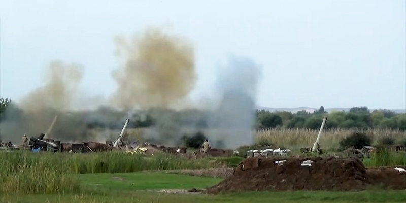 Gefechte um Bergkarabach - Foto: Azerbaycan Respublikasinin M?dafie Nazirliyi, ?ber dts Nachrichtenagentur