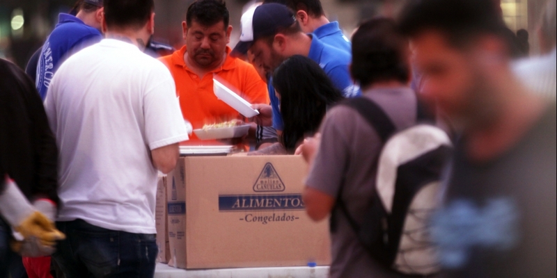 Nahrungsmittelausgabe in Argentinien - Foto: ?ber dts Nachrichtenagentur