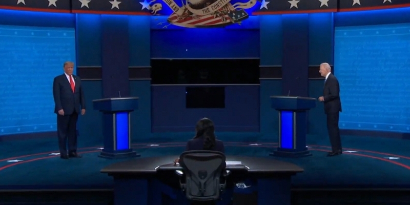 TV-Duell Trump/Biden am 22.10.2020 - Foto: ?ber dts Nachrichtenagentur