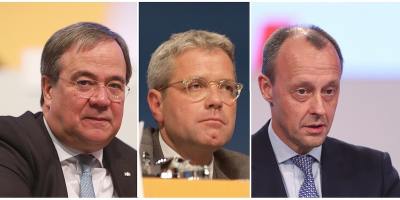 Kandidaten für den CDU-Vorsitz Laschet, Röttgen und Merz - Foto: ?ber dts Nachrichtenagentur