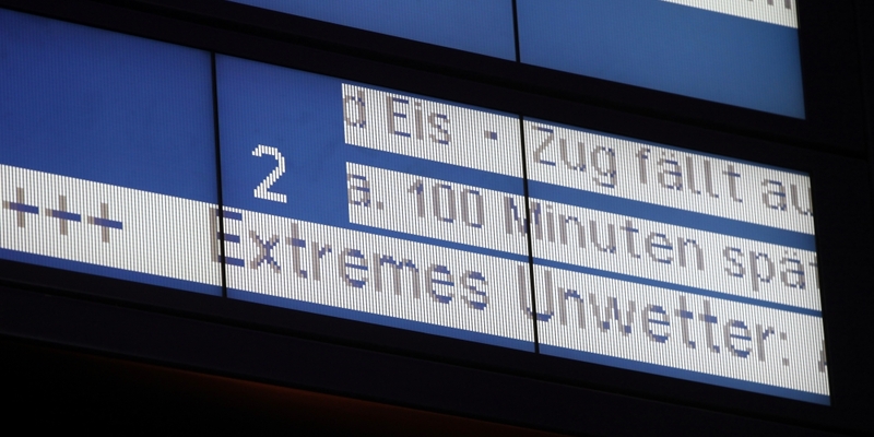 Warnhinweis vor Sturm am 08.02.2021 - Foto: ?ber dts Nachrichtenagentur