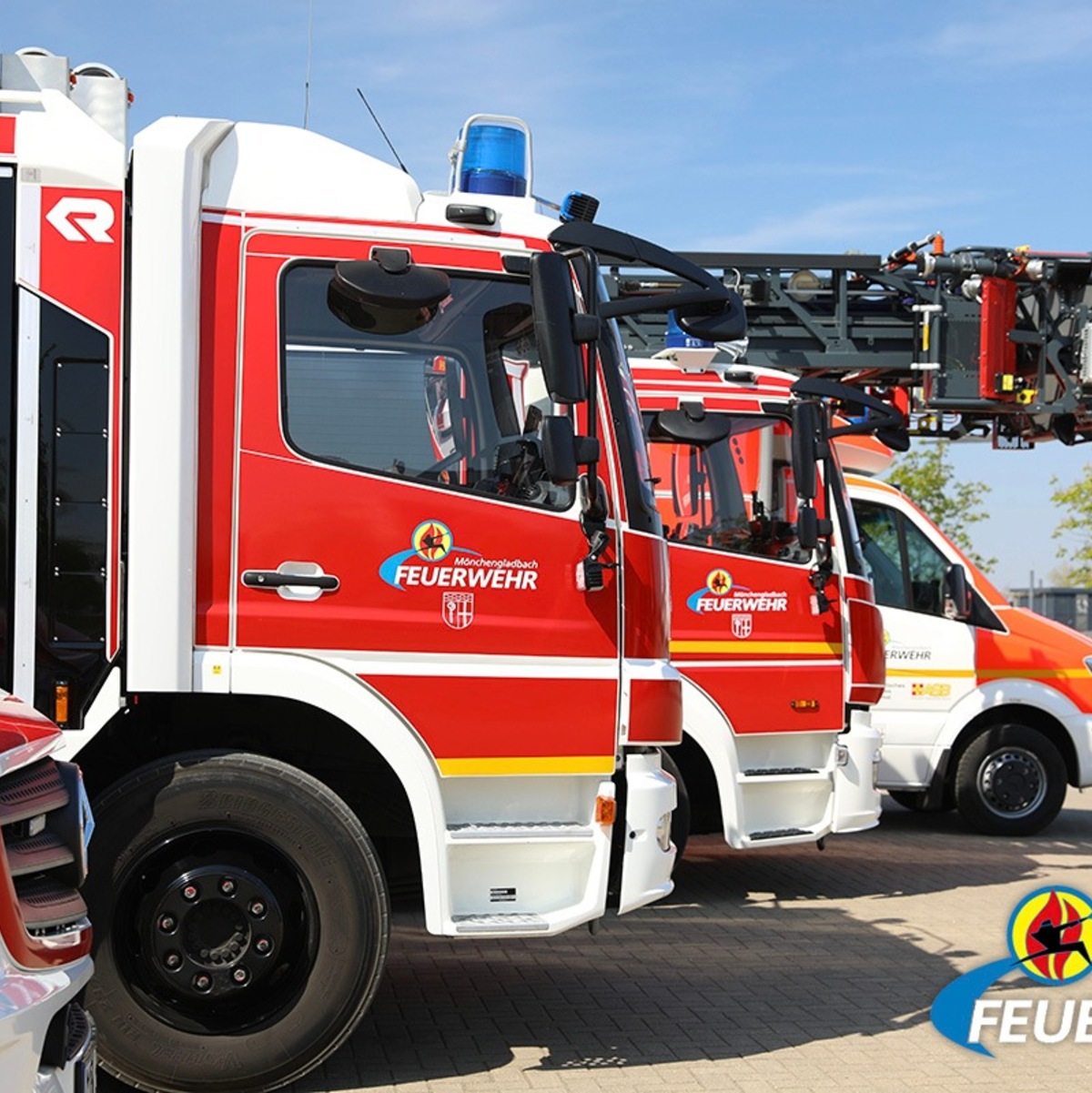 FW-MG: Kellerbrand mit Menschenrettung - Foto: presseportal.de