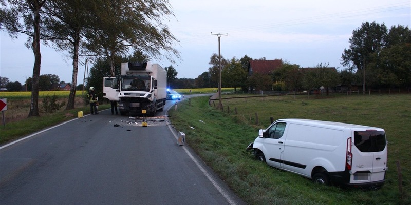 POL-COE: Olfen, Kökelsumer Straße/ Kollision zwischen Auto - Foto: presseportal.de
