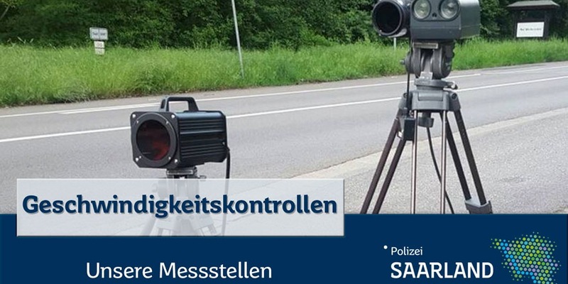 POL-SL: Geschwindigkeitskontrollen im Saarland / Ankündigung der Kontrollörtlichkeiten und -zeiten 28. KW - Foto: presseportal.de