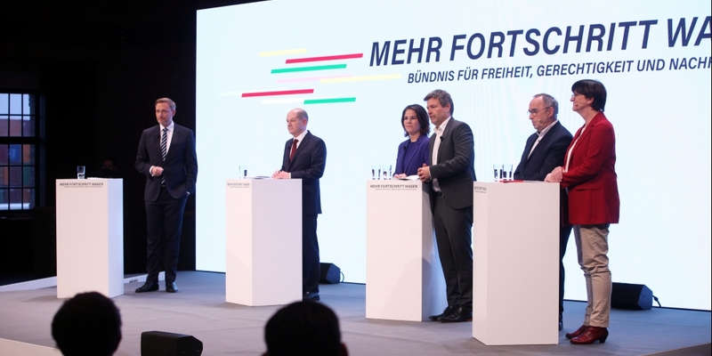 Vorstellung des Koalitionsvertrags am 24.11.2021 - Foto: ?ber dts Nachrichtenagentur