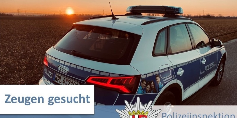 POL-PDLU: Zeugen gesucht für Verkehrsunfallflucht - Foto: presseportal.de
