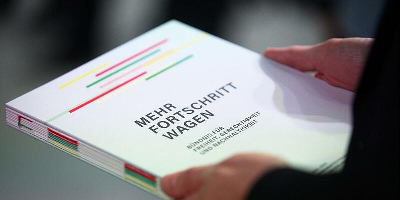 Ampel-Koalitionsvertrag - Foto: ?ber dts Nachrichtenagentur