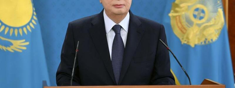 Pr?sident Kassym-Schomart Tokajew - Foto: -/Kazakhstan's Presidential Press Service/AP/dpa
