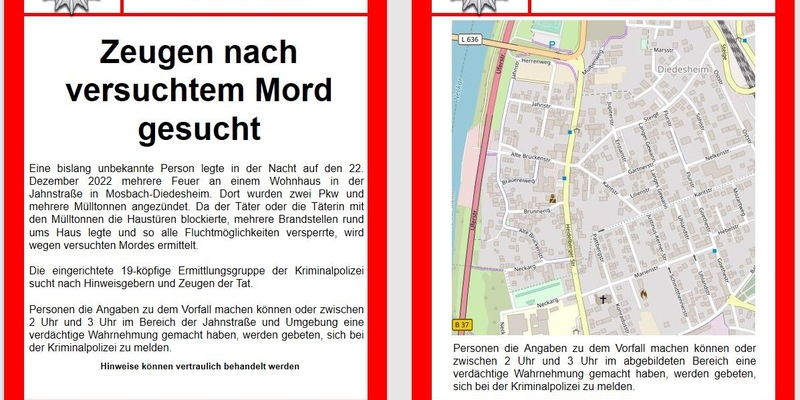 POL-F: 250611 - 0604 Frankfurt - Fechenheim: Gemeinsame Pressemitteilung der Staatsanwaltschaft und des Polizeipräsidiums Frankfurt am Main - Foto: presseportal.de