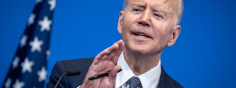 US-Präsident Joe Biden beim Gipfeltreffen der G7-Staaten in Bari, Italien. - Foto: Michael Kappeler/dpa