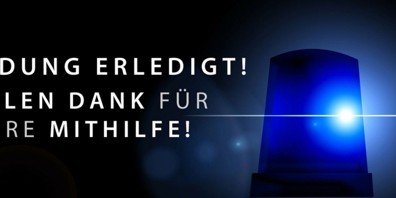 POL-PPTR: Fahndung erledigt! Nach Öffentlichkeitsfahndung meldet sich Tatverdächtiger bei der Polizei - Foto: presseportal.de