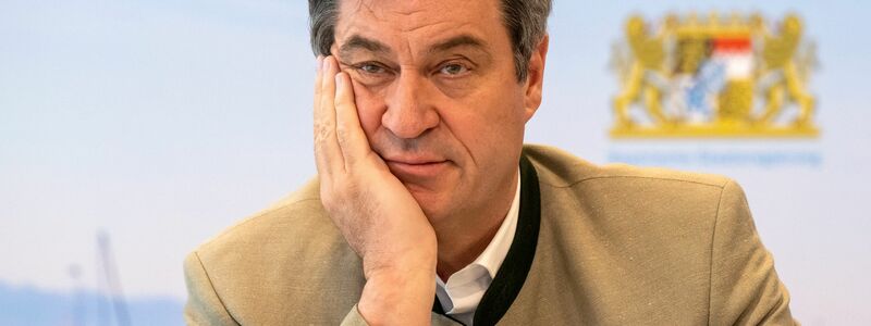 Markus Söder, CSU-Spitzenkandidat und Ministerpräsident von Bayern, dürfte mit dem Wahlergebnis zufrieden sein. - Foto: Peter Kneffel/dpa