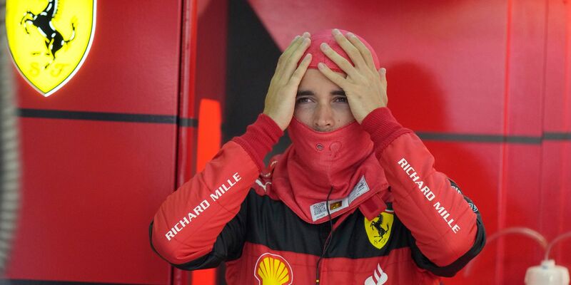 Der Monegasse Charles Leclerc vom Team Ferrari in Aktion. - Foto: Luca Bruno/AP/dpa