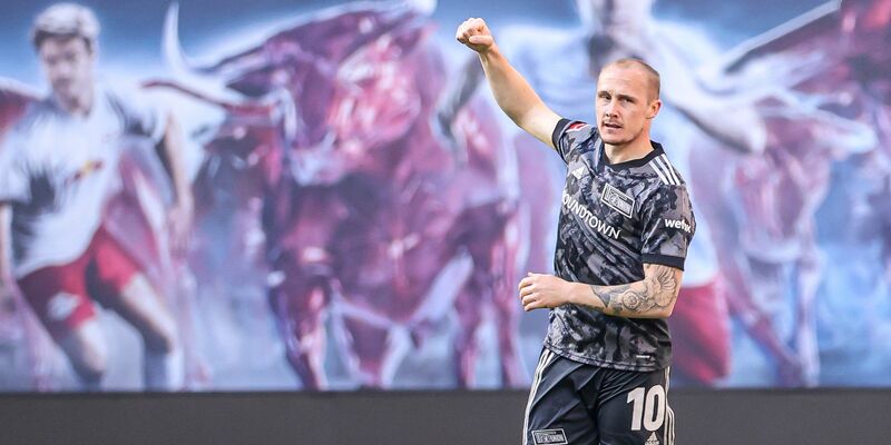 Brachte Leipzig gegen Union in Führung: Lois Openda. - Foto: Jan Woitas/dpa