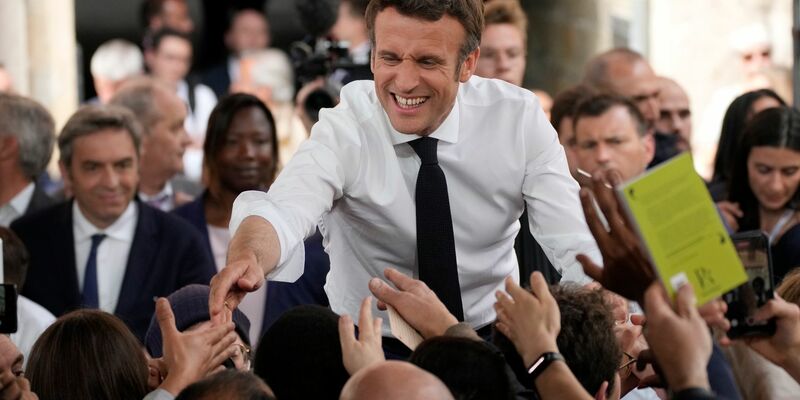 Frankreichs Präsident Emmanuel Macron. - Foto: Christophe Ena/AP/dpa