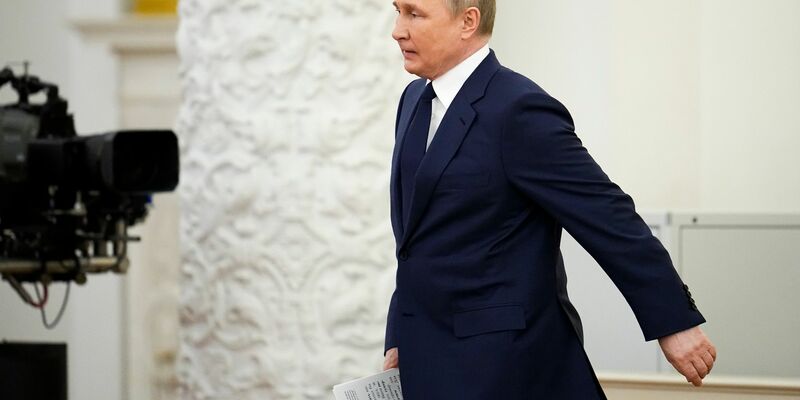 «Zusammen können wir alles schaffen»: Wladimir Putin. - Foto: Alexander Zemlianichenko/AP/dpa