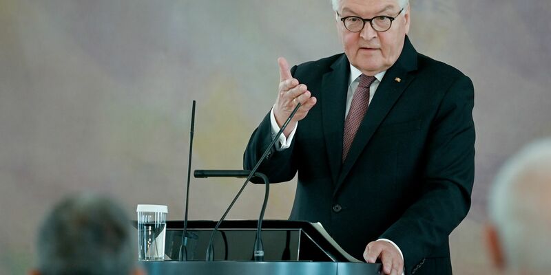 «Unsere Verfassung ist etwas, worauf wir stolz sein dürfen», sagt Bundespräsident Frank-Walter Steinmeier - Foto: Britta Pedersen/dpa