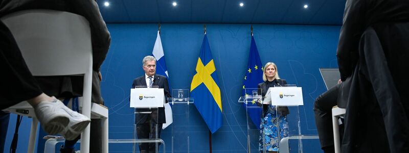 Die Nato-Bewerbungen von Finnland und Schweden werden weiter von der Türkei blockiert. - Foto: Anders Wiklund/TT NEWS AGENCY/dpa