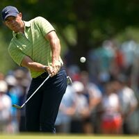 McIlroy verspielte auf den letzten fünf Bahnen zwei Schläge Vorsprung. - Foto: Matt York/AP/dpa