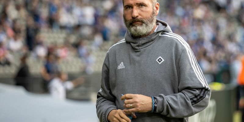 Genießt beim HSV weiter das Vertrauen seiner Vorgesetzten Trainer Tim Walter. - Foto: Andreas Gora/dpa