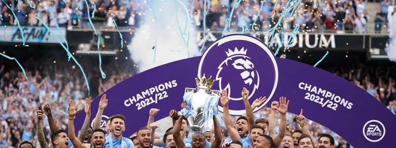 Holt den Titel in der Premier League: Manchester City. - Foto: Dave Thompson/AP/dpa