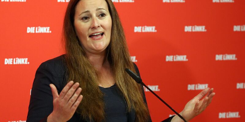 Janine Wissler ist Co-Vorsitzende der Linken. - Foto: Wolfgang Kumm/dpa