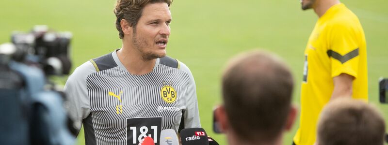 BVB-Trainer Edin Terzic war an der Seitenlinie engagiert. - Foto: Bernd Thissen/dpa