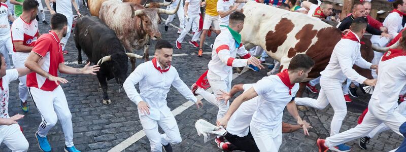Mit der Explosion eines traditionellen Feuerwerks wird das neuntägige Stadtfest San Fermín mit den berühmten Stierläufen in Pamplona eröffnet. (Archivbild) - Foto: Eduardo Sanz/EUROPA PRESS/dpa