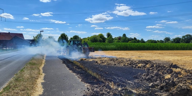 FW-WRN: Gemeldeter LKW Brand auf der Bundesautobahn 1 - Foto: presseportal.de