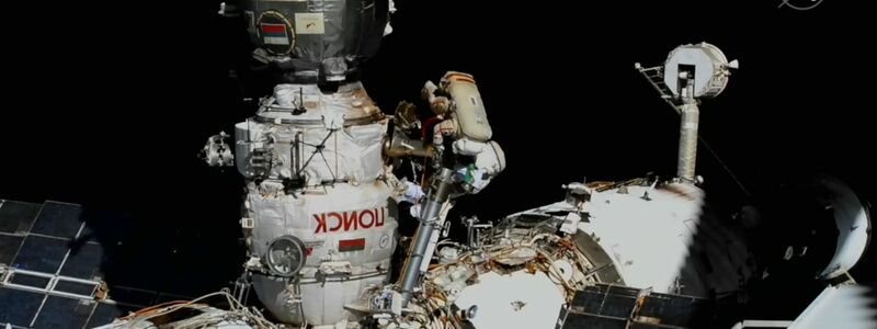 Die Internationale Raumstation im Weltraum. - Foto: -/Nasa/dpa