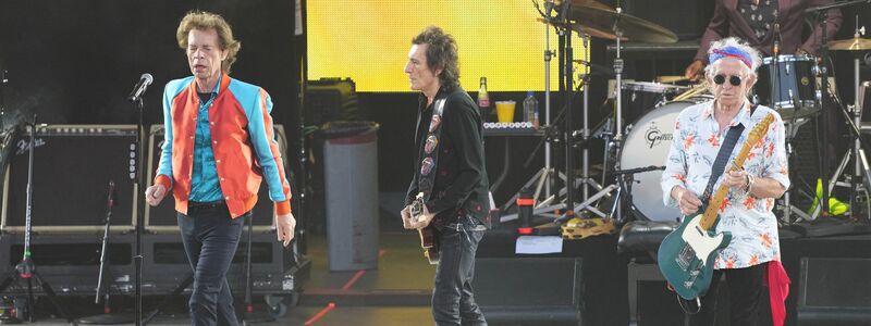 Die Stones kehren später öfter zurück - hier 2022. (Archivbild) - Foto: Soeren Stache/dpa