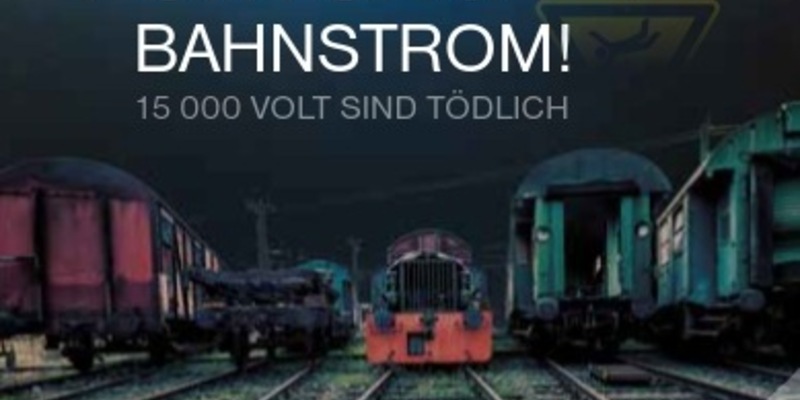 BPOL NRW: Achtung Bahnstrom! Bundespolizei warnt vor Gefahren auf Bahnanlagen! - Foto: presseportal.de