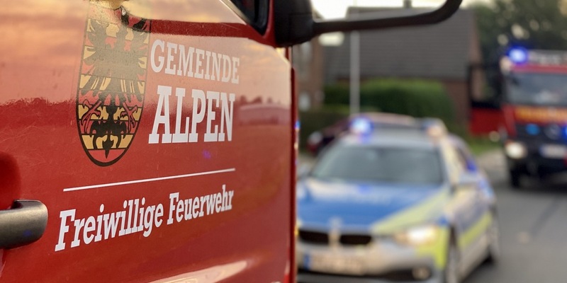 FW Alpen: Ausgelöste Brandmeldeanlage - Foto: presseportal.de