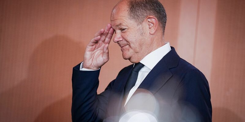 Scholz rückt von einer Kanzlerkandidatur 2025 nicht ab. - Foto: Kay Nietfeld/dpa