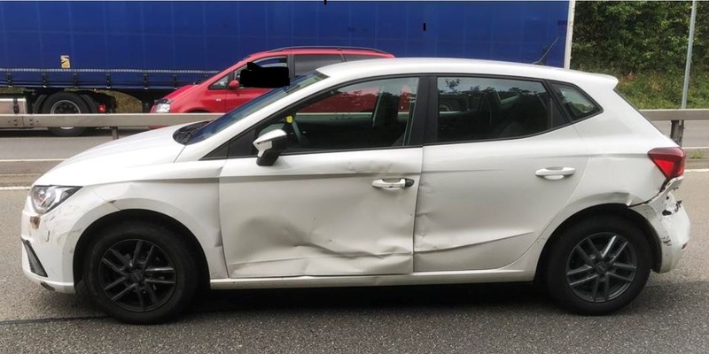 POL-PDLD: A65/Edeseim - Fehler beim Fahrstreifenwechsel - Foto: presseportal.de