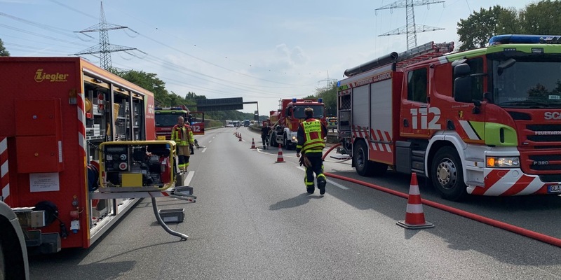 FW-EN: Verkehrsunfall auf BAB1 - Foto: presseportal.de